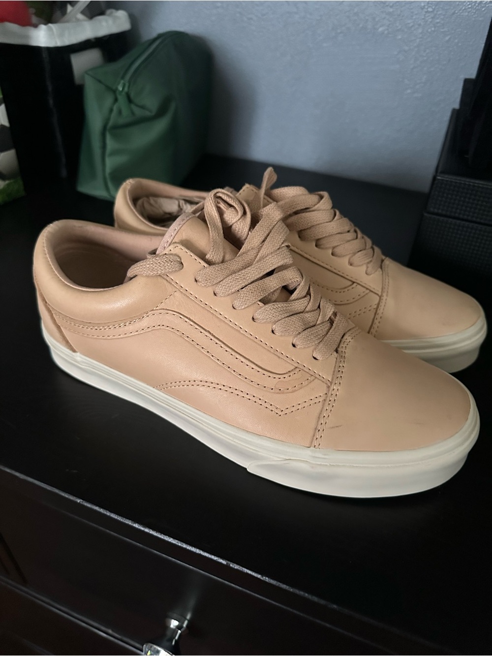 Deadstock Unisex Vans Veggie Tan Leather Old Skool